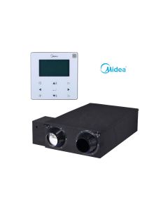 Midea HRV-D400(B) (400 m3/h, 230V, 1 fázis) WDC-120G/WK távirányítóval