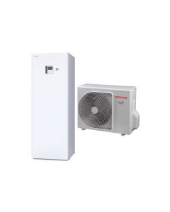 Toshiba HWT-801HW-E / HWT-1101F21MT9W-E ESTIA All-in-One Hydrobox (R32, 1 fázis, 9 kW-os elektromos patronnal, beépített HMV tartállyal)